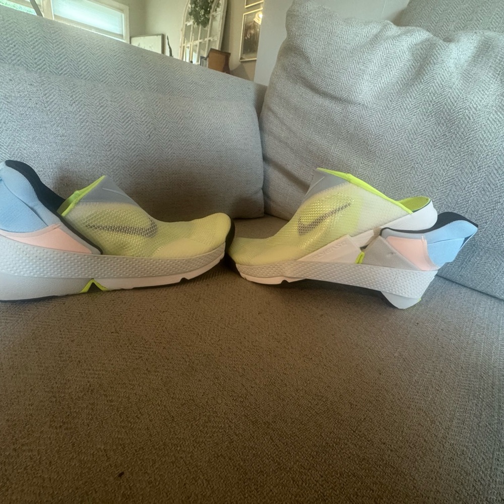 Nike Athletic Shoes - Yellow, Black, White